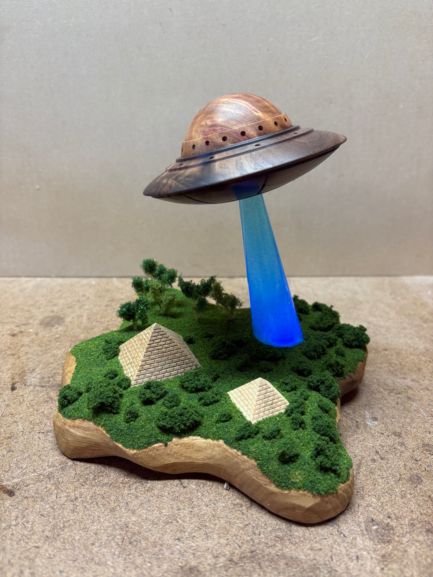 UFO over Ancient Pyramids
