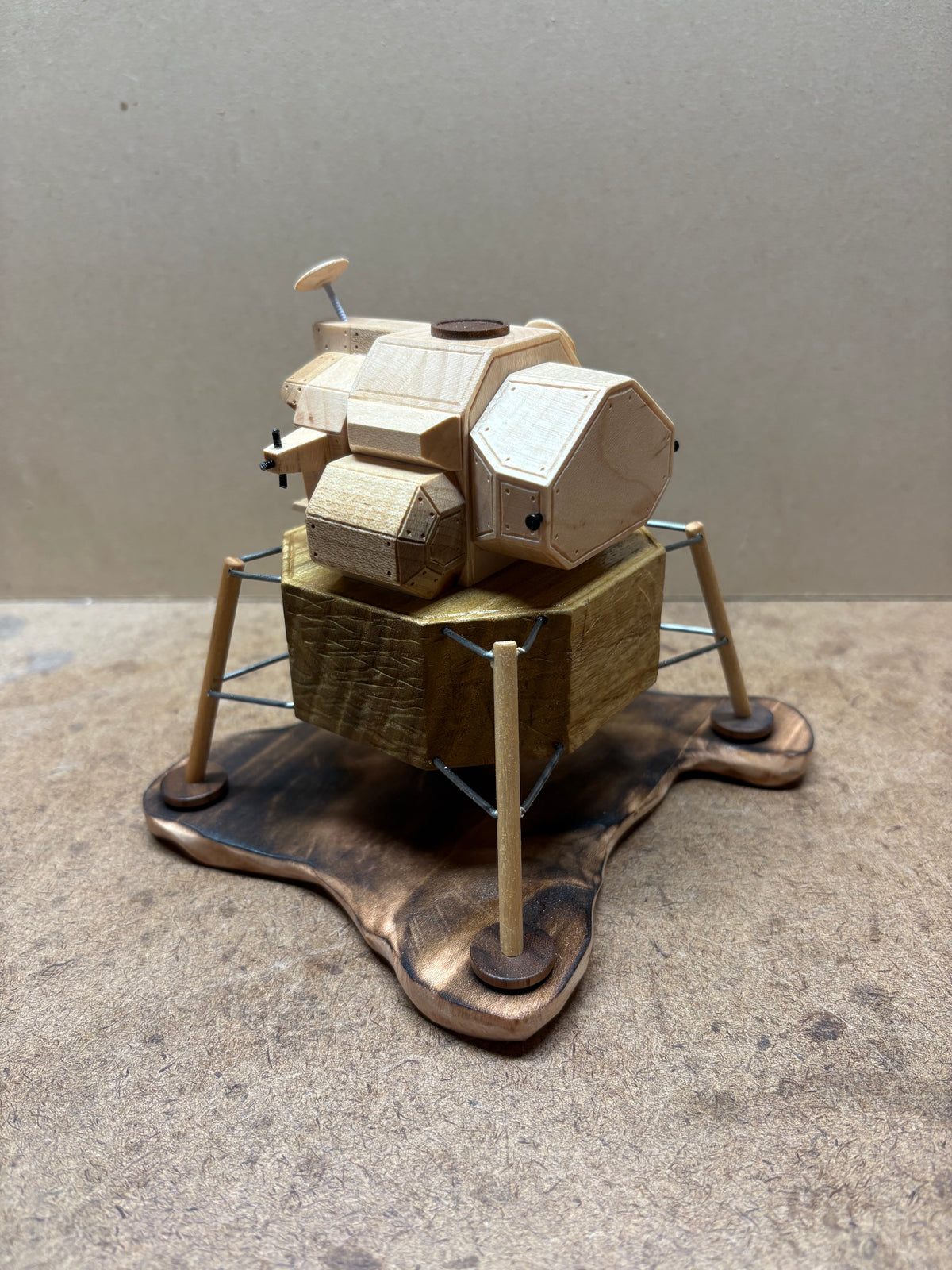 Wooden Lunar Lander