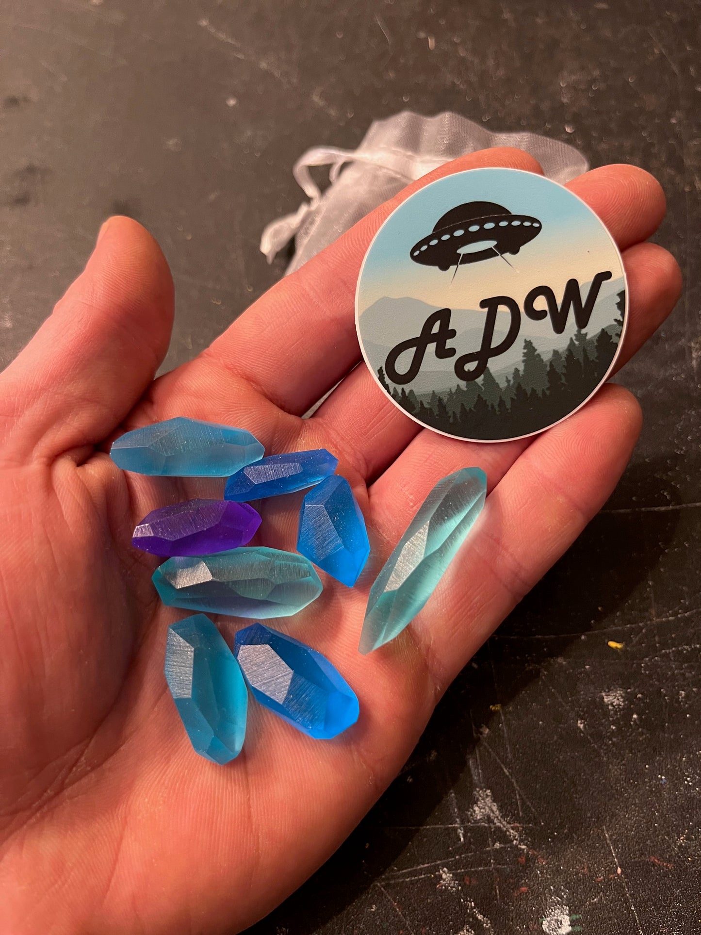 Assorted Resin Crystals