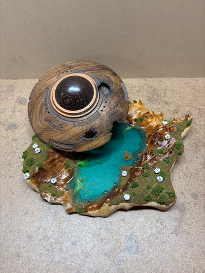 UFO Crashed on Alien World