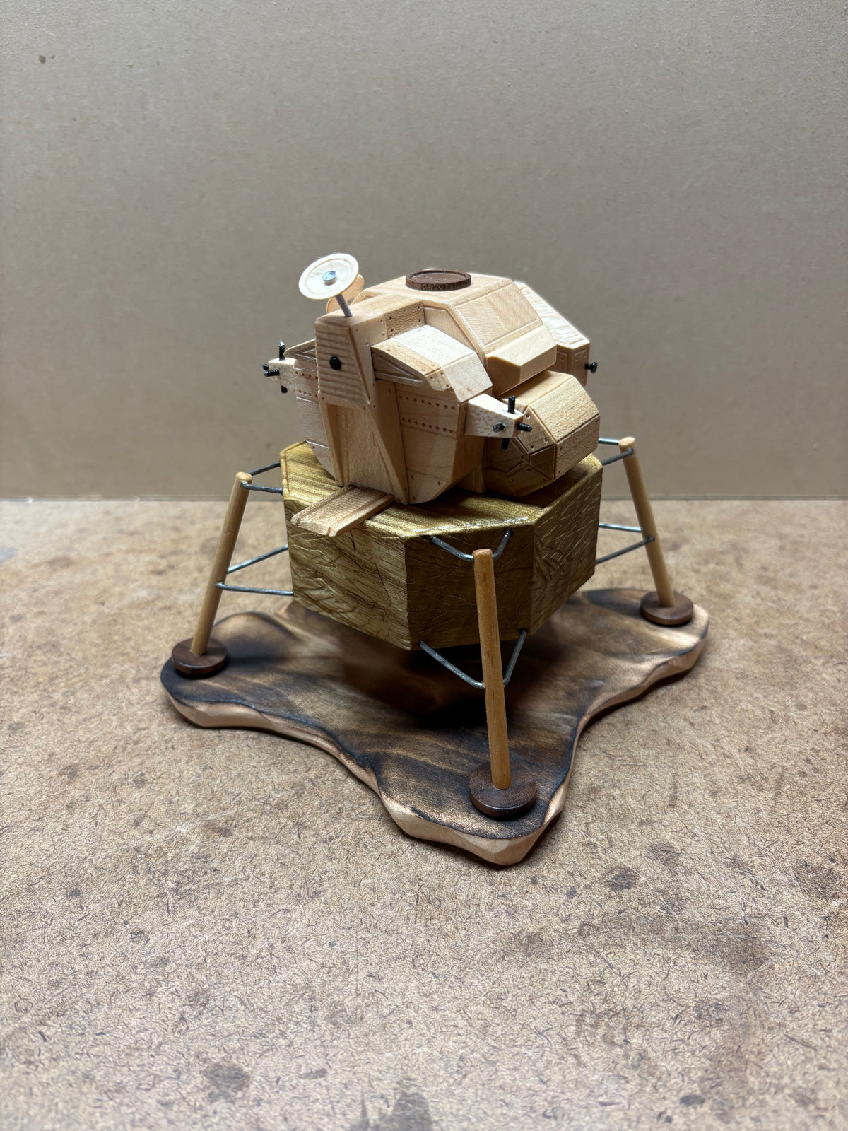 Wooden Lunar Lander
