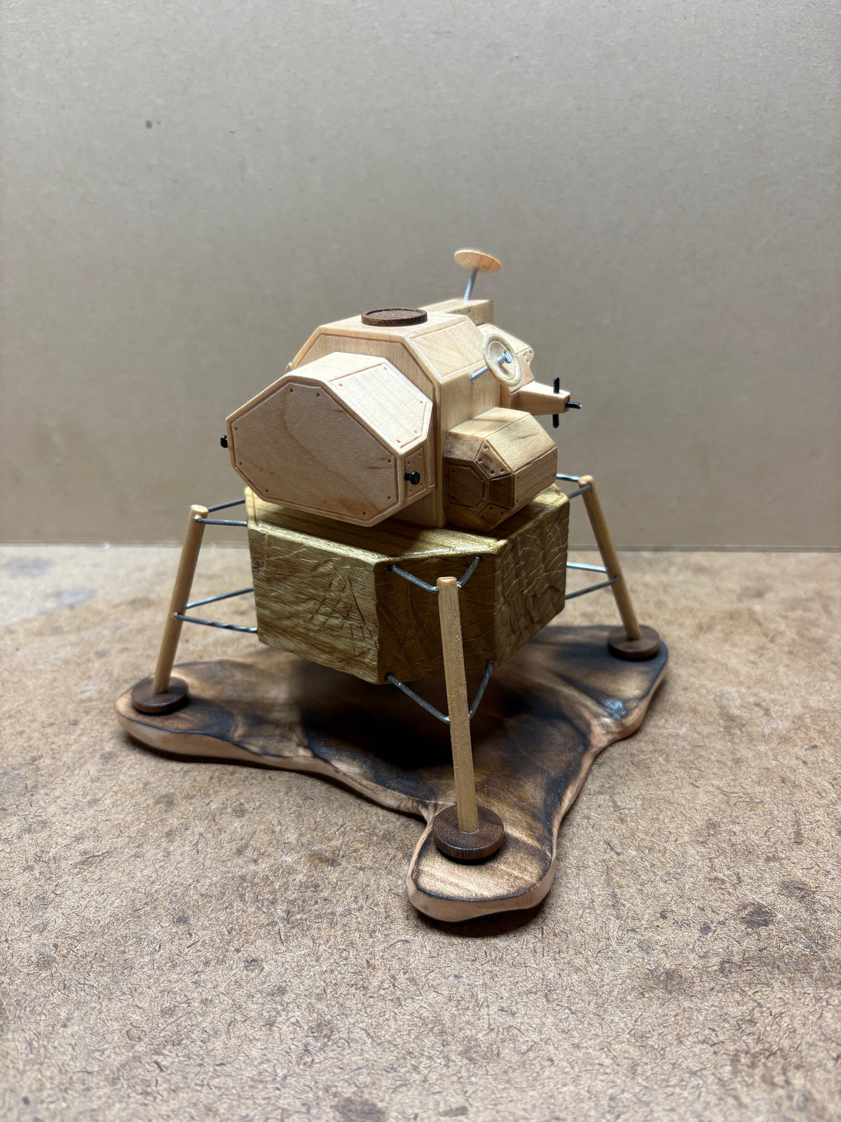 Wooden Lunar Lander