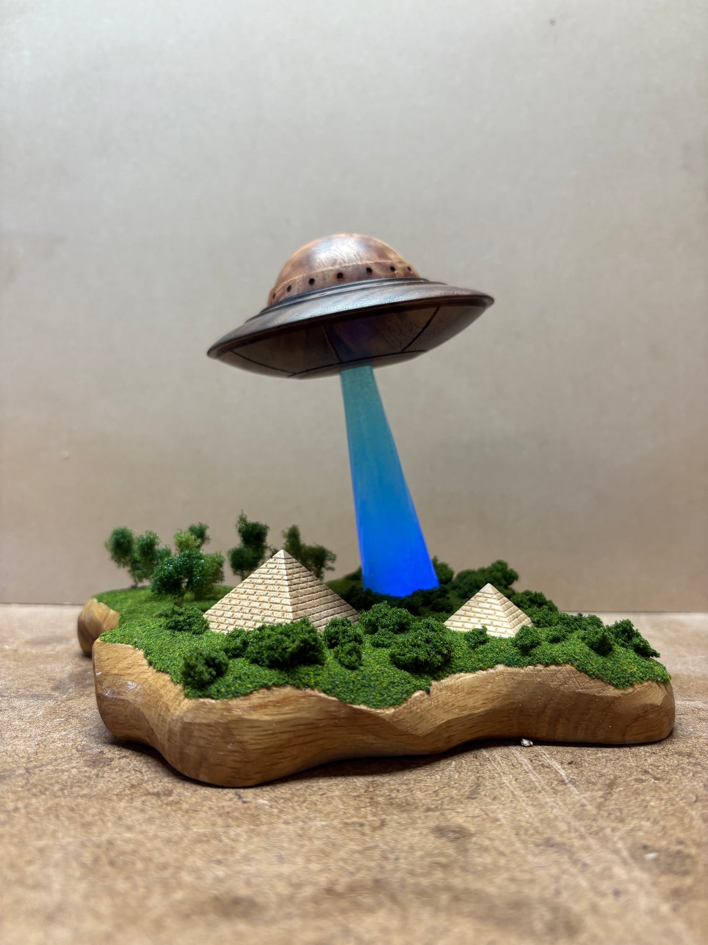 UFO over Ancient Pyramids