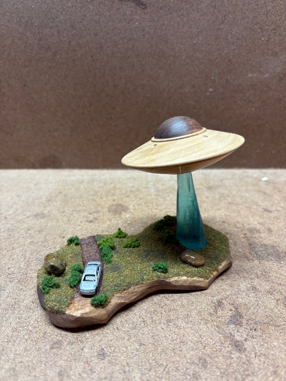 UFO Sighting from Dirt Road