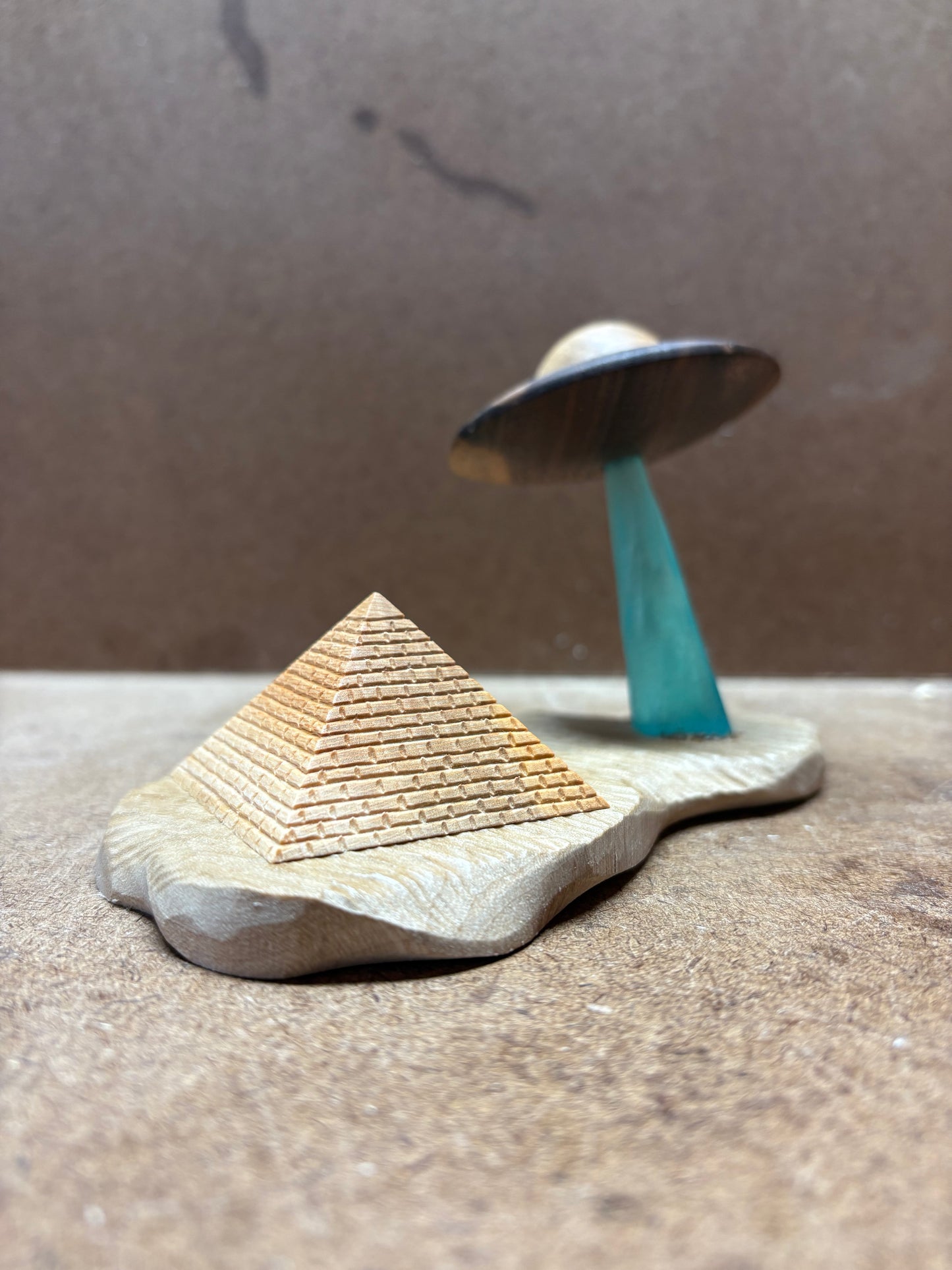 UFO over the Pyramid