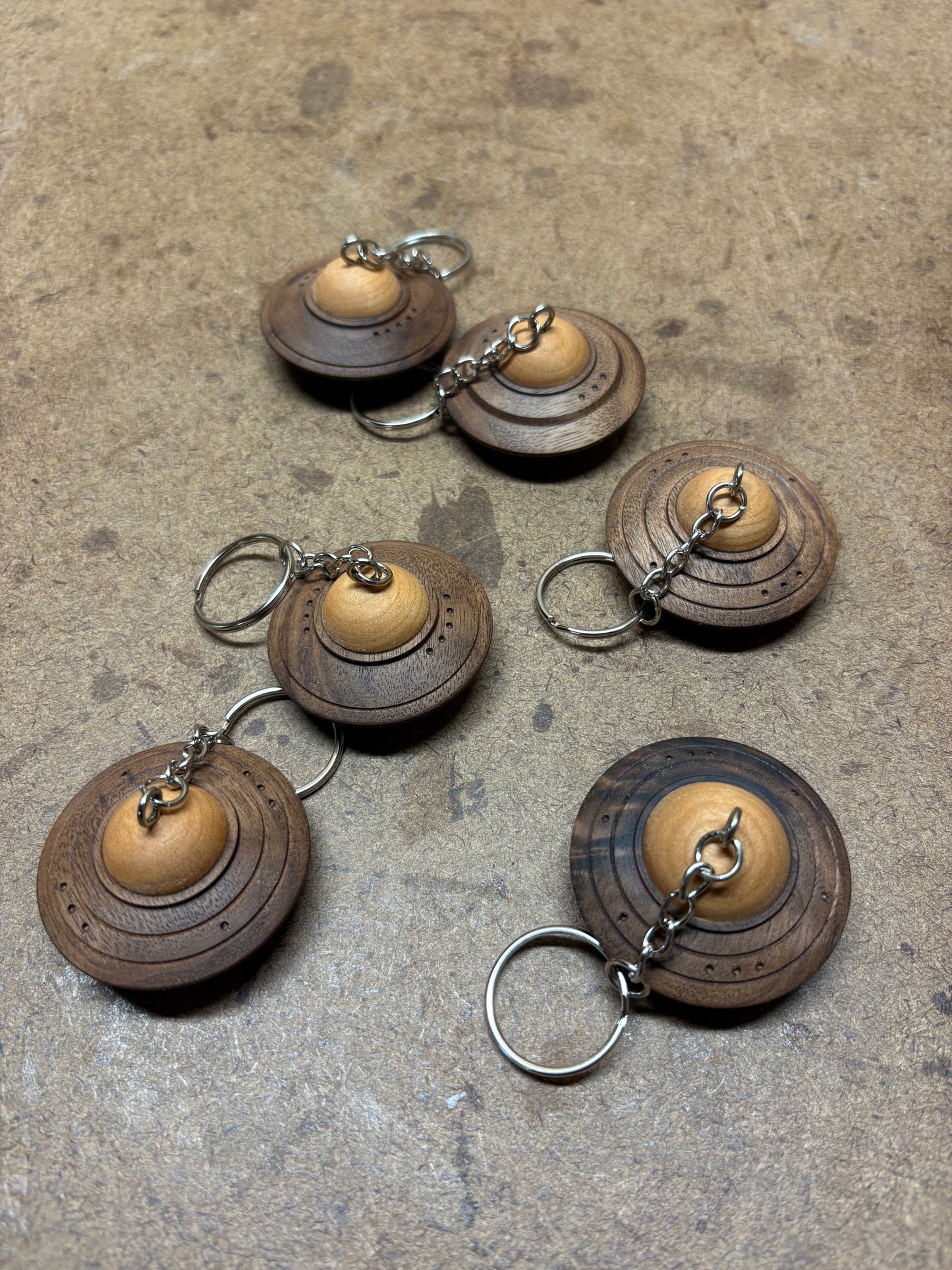 Mini UFO Keychain
