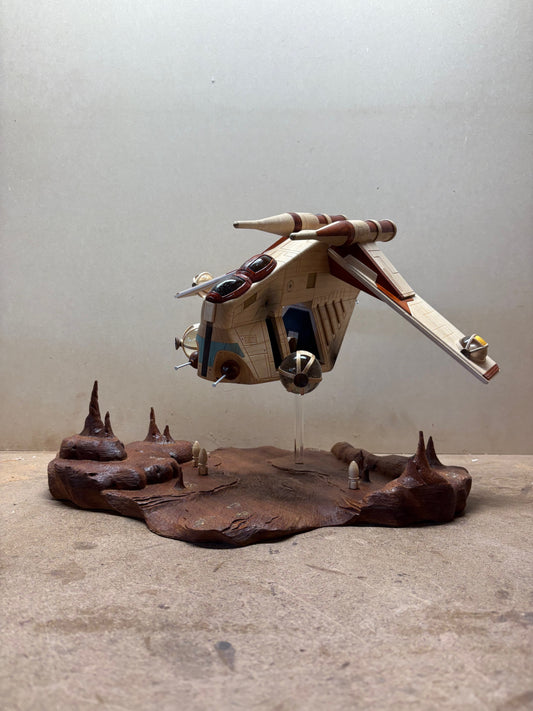 LAAT over Geonosis