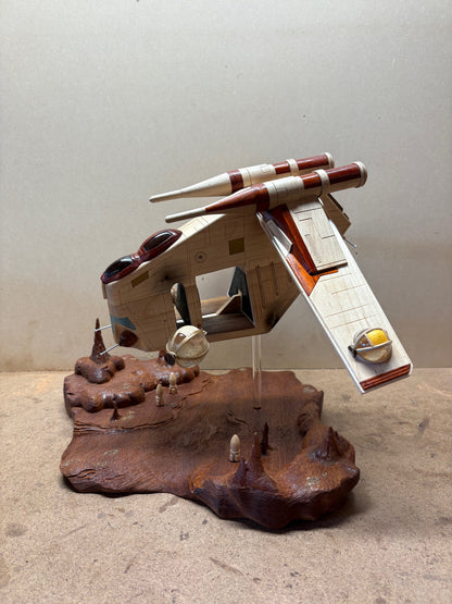 LAAT over Geonosis