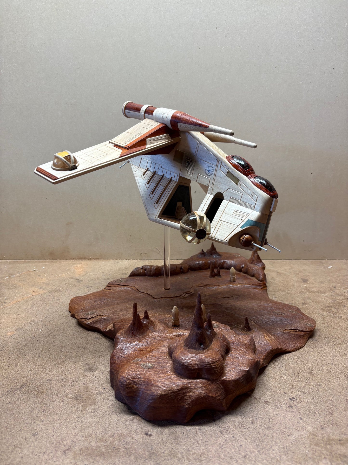 LAAT over Geonosis